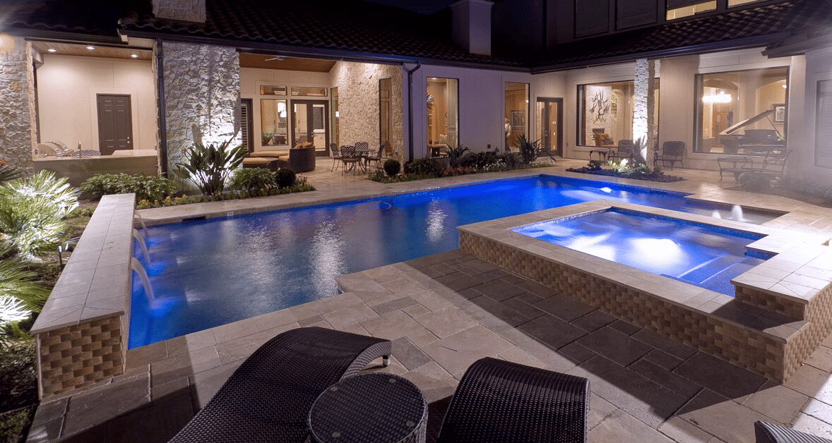 Pool & Spa | New Construction | Design & Build | Spring Valley | Houston, TX